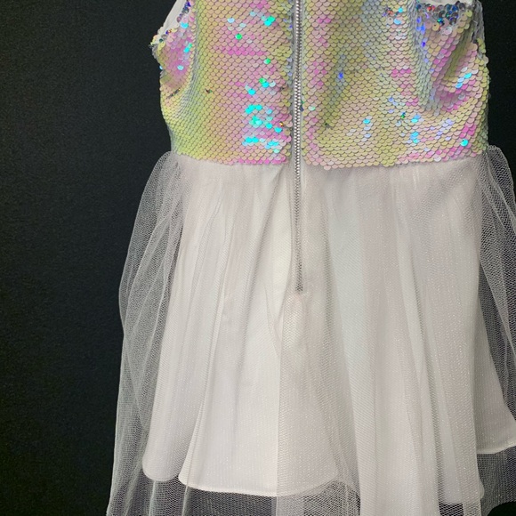 GB Girls Reversible-Sequin/Tulle Fit-And-Flare - Picture 9 of 10